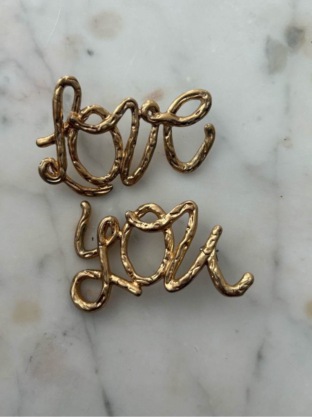 “Love you “ earrings